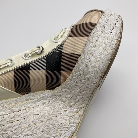 BURBERRY ESPADRILLES HEELS - Picture 9 of 13